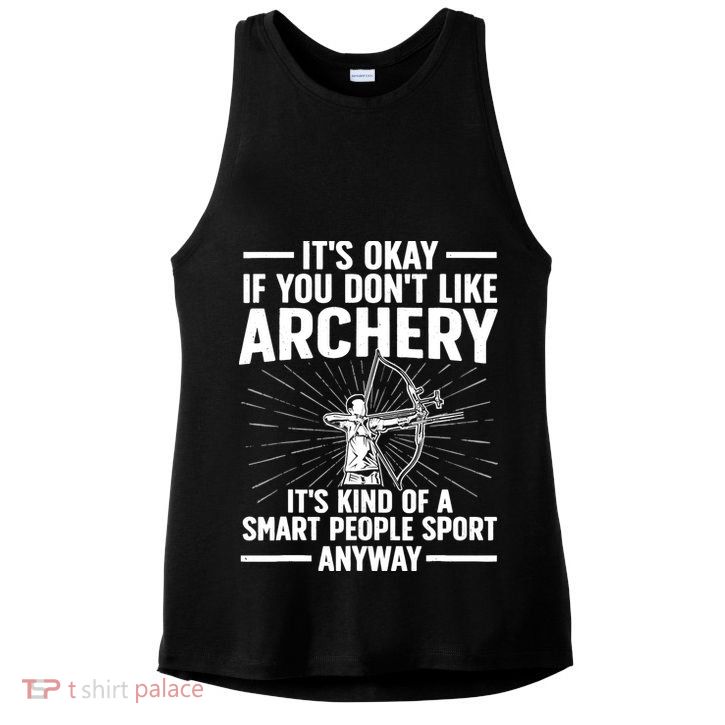 Cute Archery Design For Archer Bow Archery Lover Ladies PosiCharge Tri-Blend Wicking Tank