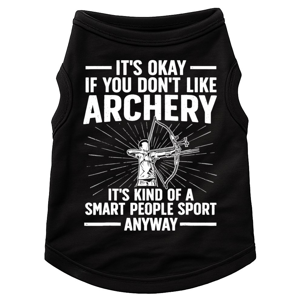 Cute Archery Design For Archer Bow Archery Lover Doggie Tank