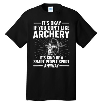 Cute Archery Design For Archer Bow Archery Lover Tall T-Shirt