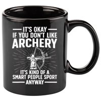 Cute Archery Design For Archer Bow Archery Lover 11oz C Handle Ceramic Mug