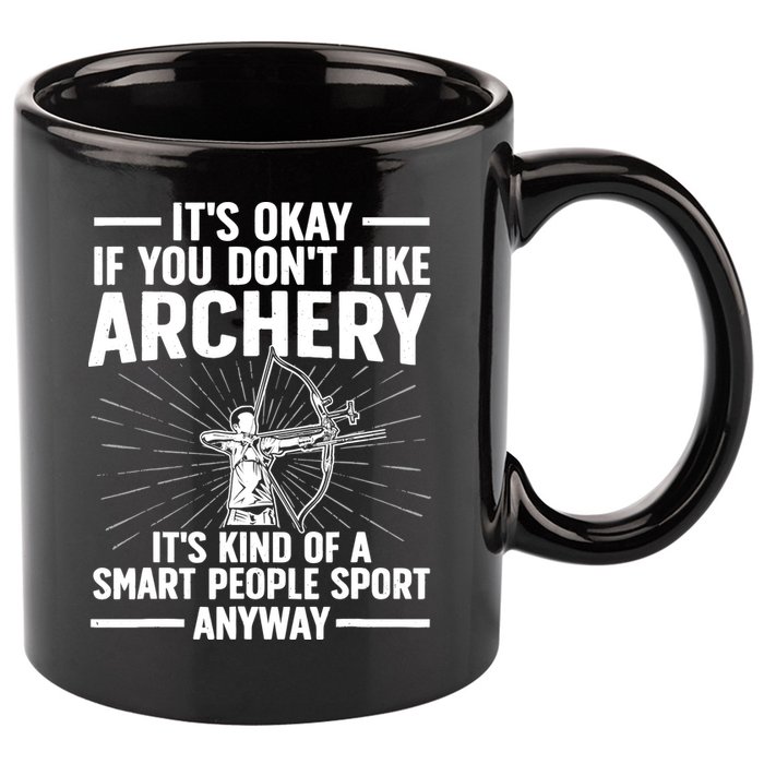 Cute Archery Design For Archer Bow Archery Lover 11oz C Handle Ceramic Mug
