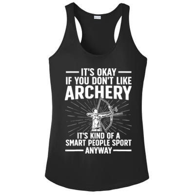 Cute Archery Design For Archer Bow Archery Lover Ladies PosiCharge Competitor Racerback Tank
