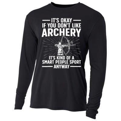 Cute Archery Design For Archer Bow Archery Lover Cooling Performance Long Sleeve Crew