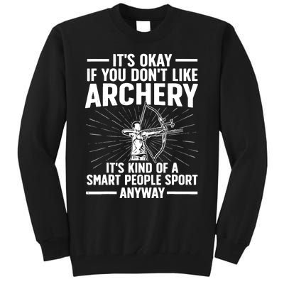 Cute Archery Design For Archer Bow Archery Lover Tall Sweatshirt