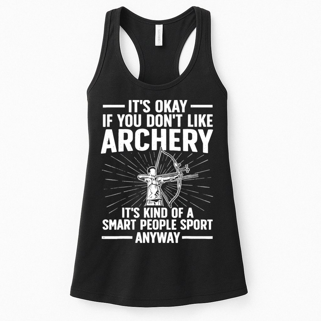 Cute Archery Design For Archer Bow Archery Lover Womens Tank Top