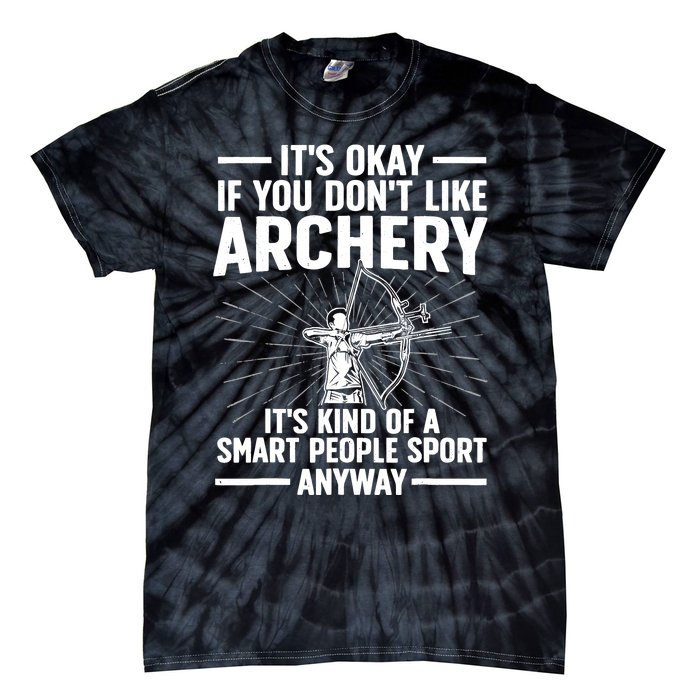 Cute Archery Design For Archer Bow Archery Lover Tie-Dye T-Shirt