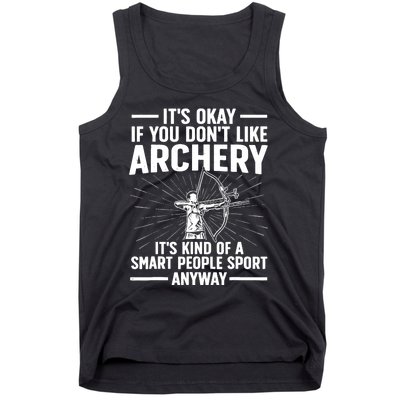 Cute Archery Design For Archer Bow Archery Lover Tank Top