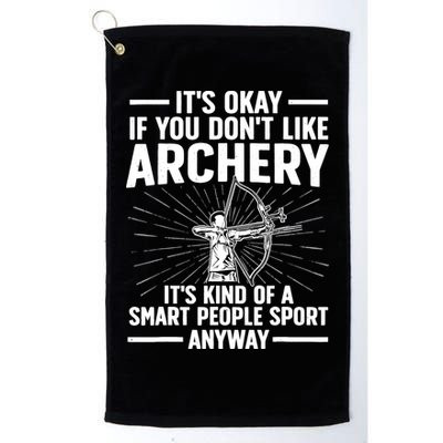 Cute Archery Design For Archer Bow Archery Lover Golf Towel