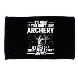 Cute Archery Design For Archer Bow Archery Lover Microfiber Hand Towel