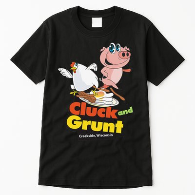 Classic American Diner The Cluck And Grunt Tall T-Shirt