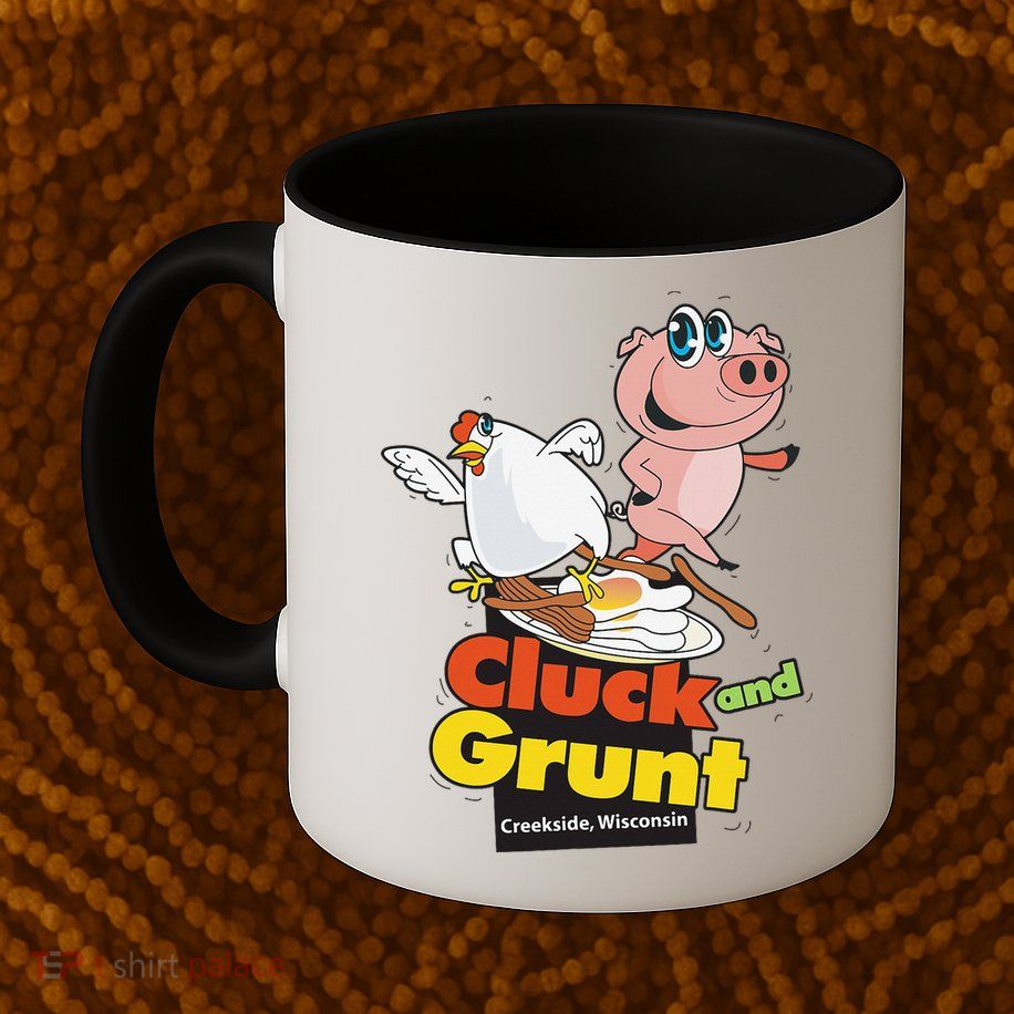 Classic American Diner The Cluck And Grunt Mug