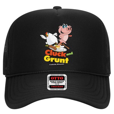 Classic American Diner The Cluck And Grunt Trucker Hat