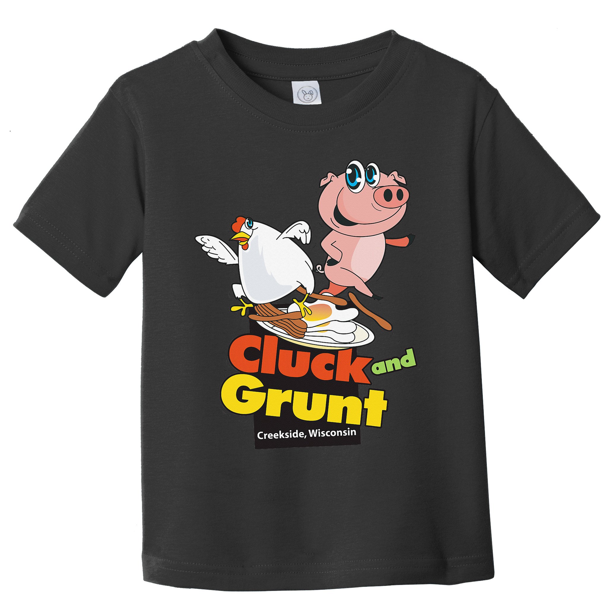 Classic American Diner The Cluck And Grunt Toddler T-Shirt