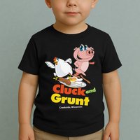 Classic American Diner The Cluck And Grunt Toddler T-Shirt