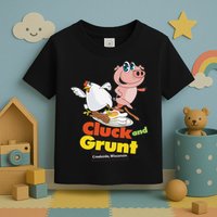 Classic American Diner The Cluck And Grunt Toddler T-Shirt