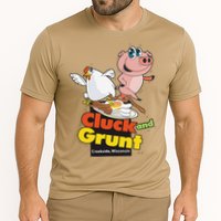 Classic American Diner The Cluck And Grunt Cooling Performance Crew T-Shirt