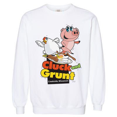 Classic American Diner The Cluck And Grunt Garment-Dyed Sweatshirt