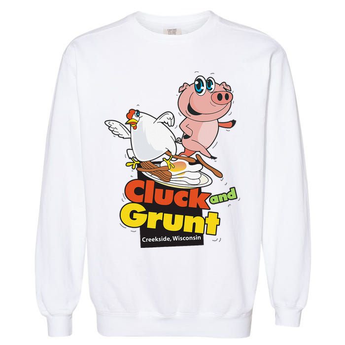 Classic American Diner The Cluck And Grunt Garment-Dyed Sweatshirt