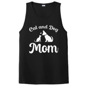 Cats And Dogs Mom Mother's Day Puppy Pets Animals Lover PosiCharge Competitor Tank