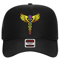 Caduceus With 7 Chakras Trucker Hat