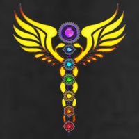 Caduceus With 7 Chakras Trucker Hat