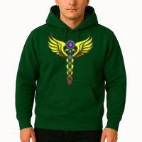 Caduceus With 7 Chakras Hoodie