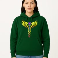 Caduceus With 7 Chakras Hoodie