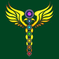 Caduceus With 7 Chakras Magnet