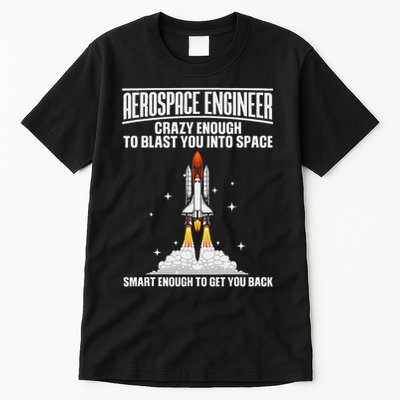 Cool Aerospace Engineer Art For Men Women Aeronautical Space Tall T-Shirt