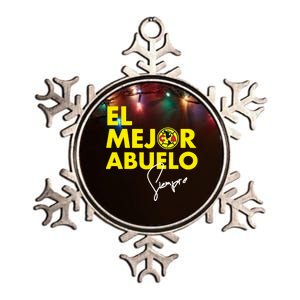 Club America El Mejor Abuelo Metallic Star Ornament