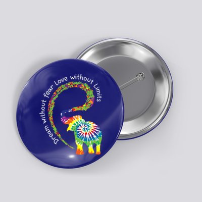 Cute Autism Elephant Autism Awareness Day Cute Gift Button