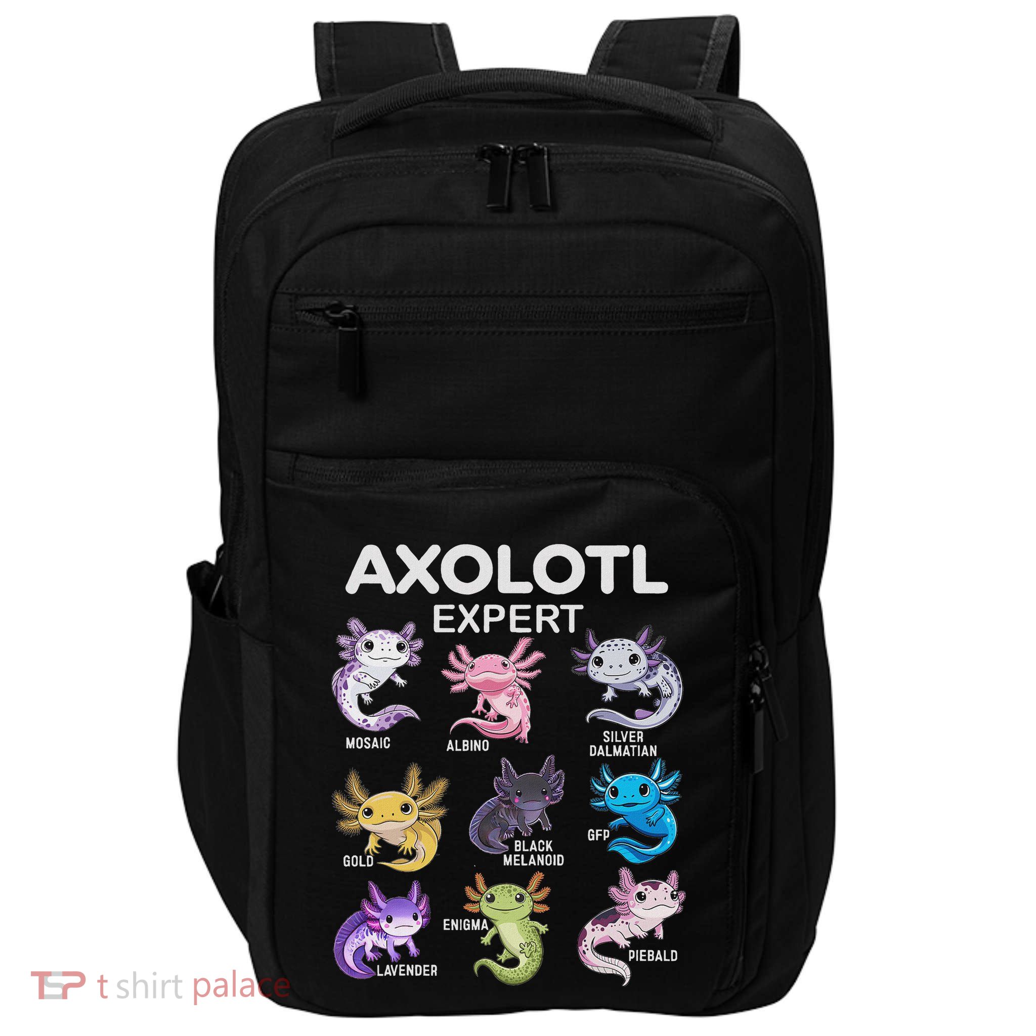 Cute Axolotl Expert Impact Tech Backpack