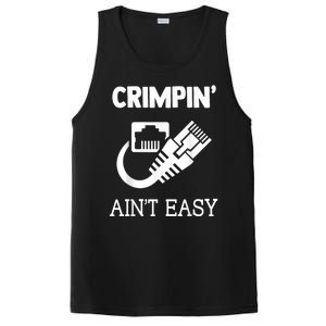 Crimpin AinT Easy Funny Network Systems Engineer PosiCharge Competitor Tank