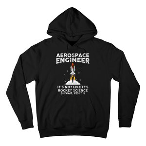 Cool Aerospace Engineer For Women Rocket Scientist Space Hoodie