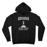 Cool Aerospace Engineer For Women Rocket Scientist Space Hoodie