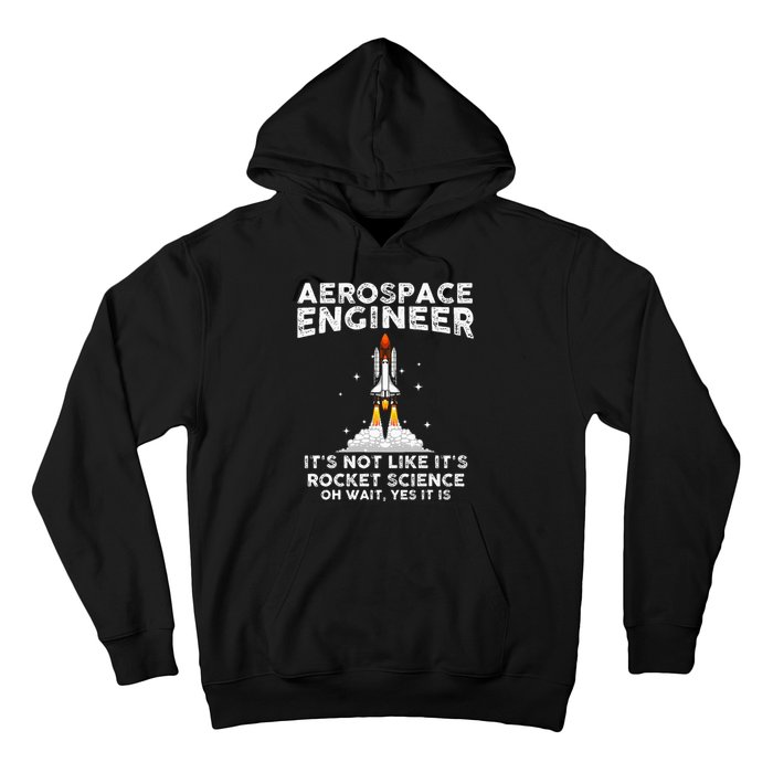 Cool Aerospace Engineer For Women Rocket Scientist Space Hoodie