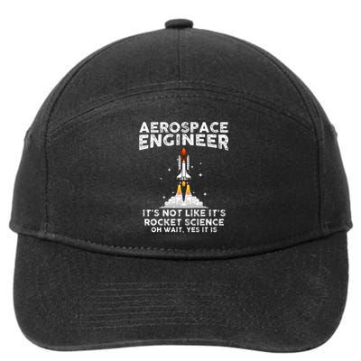 Cool Aerospace Engineer For Women Rocket Scientist Space 7-Panel Snapback Hat