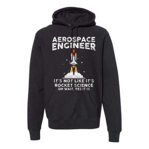 Cool Aerospace Engineer For Women Rocket Scientist Space Premium Hoodie