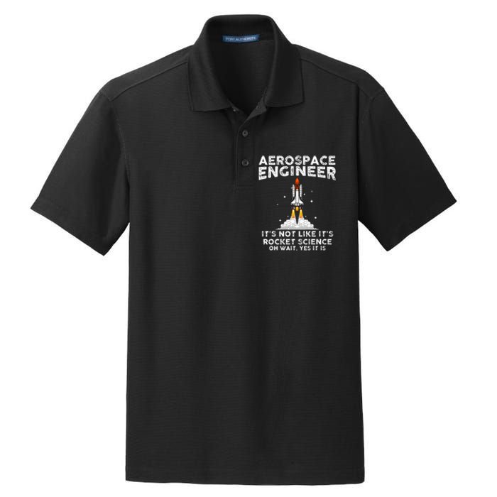 Cool Aerospace Engineer For Women Rocket Scientist Space Dry Zone Grid Polo