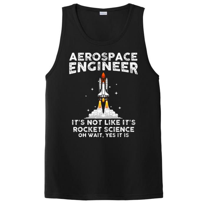 Cool Aerospace Engineer For Women Rocket Scientist Space PosiCharge Competitor Tank