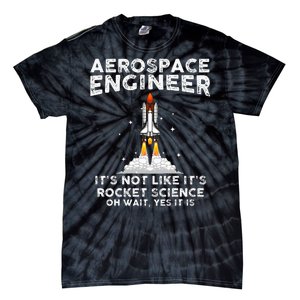 Cool Aerospace Engineer For Women Rocket Scientist Space Tie-Dye T-Shirt