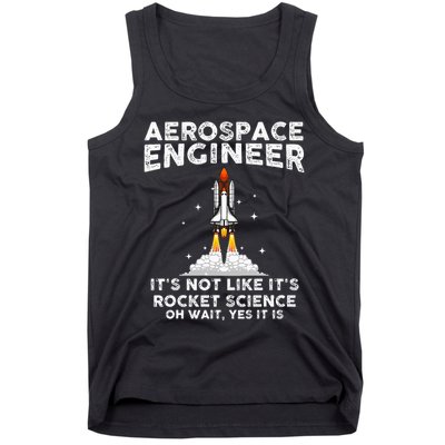 Cool Aerospace Engineer For Women Rocket Scientist Space Tank Top