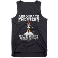 Cool Aerospace Engineer For Women Rocket Scientist Space Tank Top