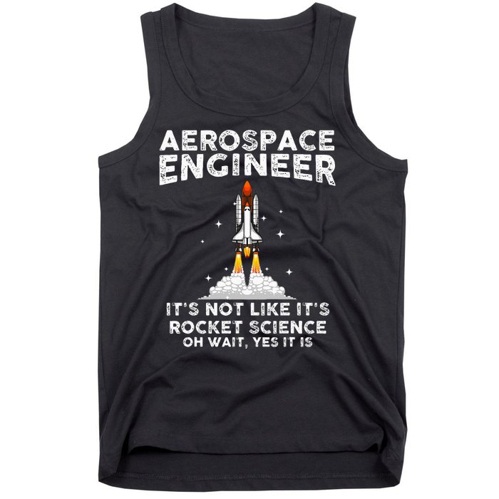 Cool Aerospace Engineer For Women Rocket Scientist Space Tank Top