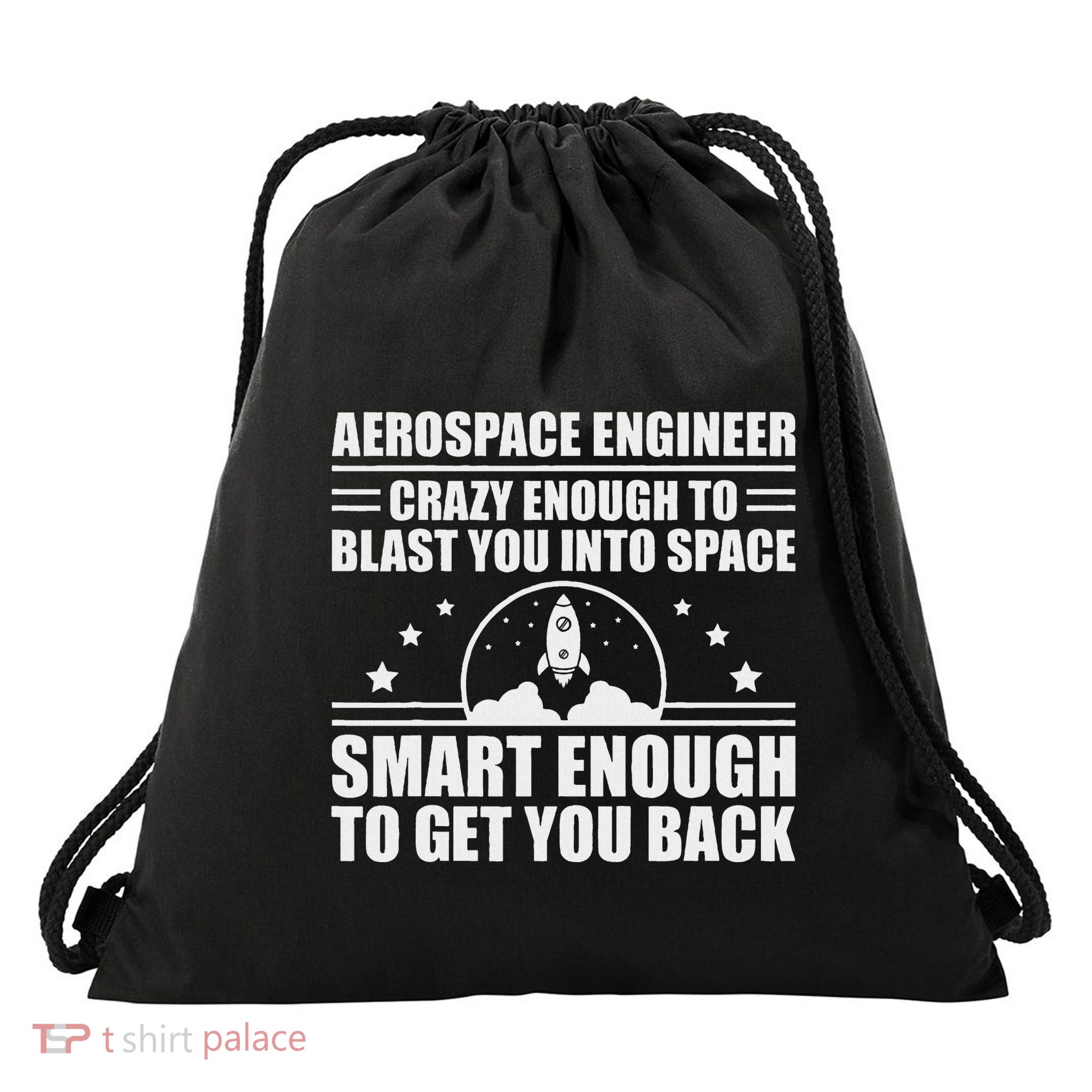 Cool Aerospace Engineer Art For Women Aeronautical Space Drawstring Bag