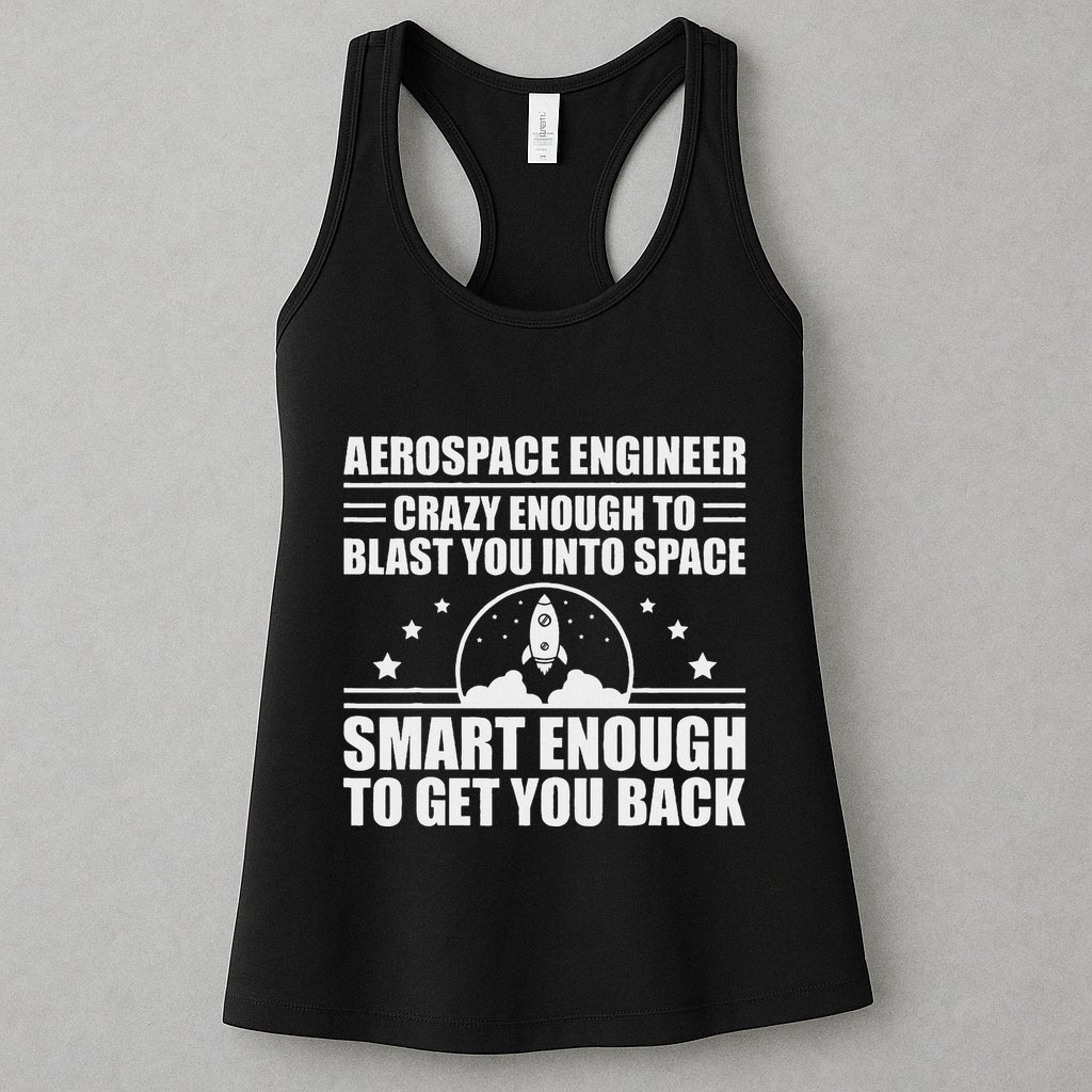 Cool Aerospace Engineer Art For Women Aeronautical Space Womens Tank Top