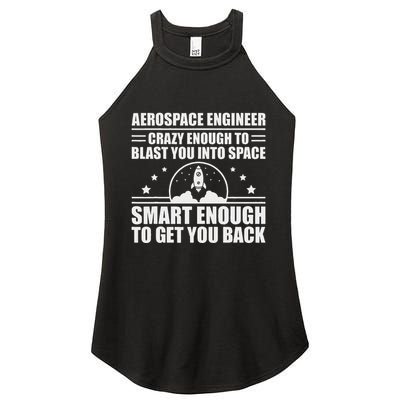 Cool Aerospace Engineer Art For Women Aeronautical Space Women's Perfect Tri Rocker Tank