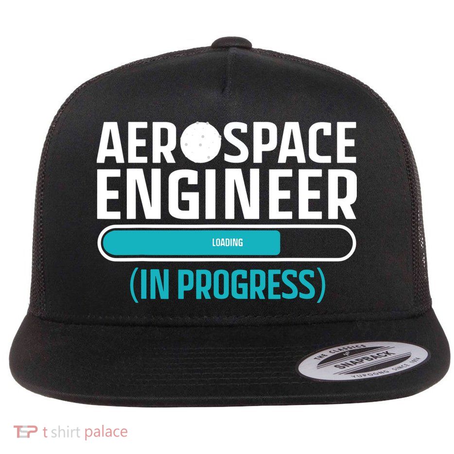 Cool Aerospace Engineer For Men Women Aeronautical Engineer Flatbill Hat