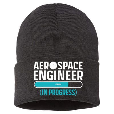 Cool Aerospace Engineer For Men Women Aeronautical Engineer Sustainable Knit Beanie
