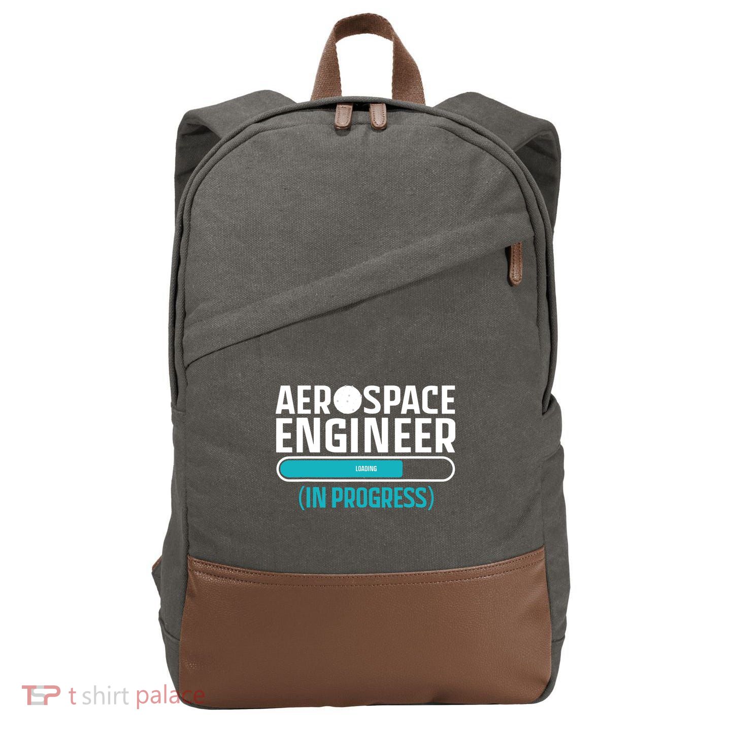Cool Aerospace Engineer For Men Women Aeronautical Engineer Cotton Canvas Backpack